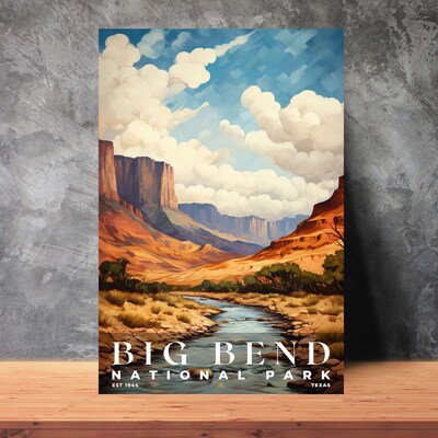 Big Bend National Park Poster, Travel Art, Office Poster, Home Decor | S6 - image3